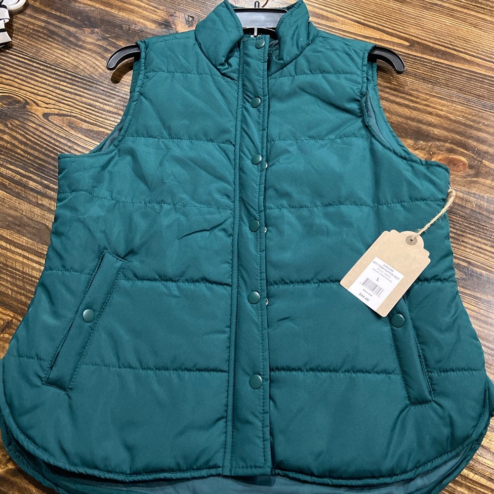 Teal vest